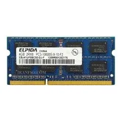 رم لپ تاپ 4 گیگ Elpida DDR3-1333-10600 MHZ 1.5V سه ماه گارانتی