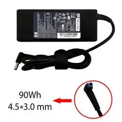 آداپتور لپ تاپ اچ پی 19.5V 4.62A سر فیش آبی