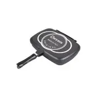تابه گریل دو طرفه 36 سانتی‌متری مدل Double grill pan Dessini نچسب و چندمنظوره