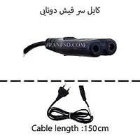 کابل برق آداپتور لپ تاپ سر فیش دو تایی Gimo_1.5M