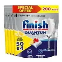 قرص ماشین ظرفشویی مدل Powerball Quantum با عطر لیمو 50 عددی فینیش